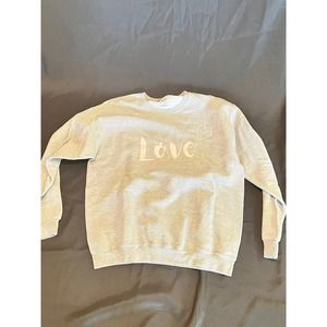 Oversized Love Sweatshirt Size Large